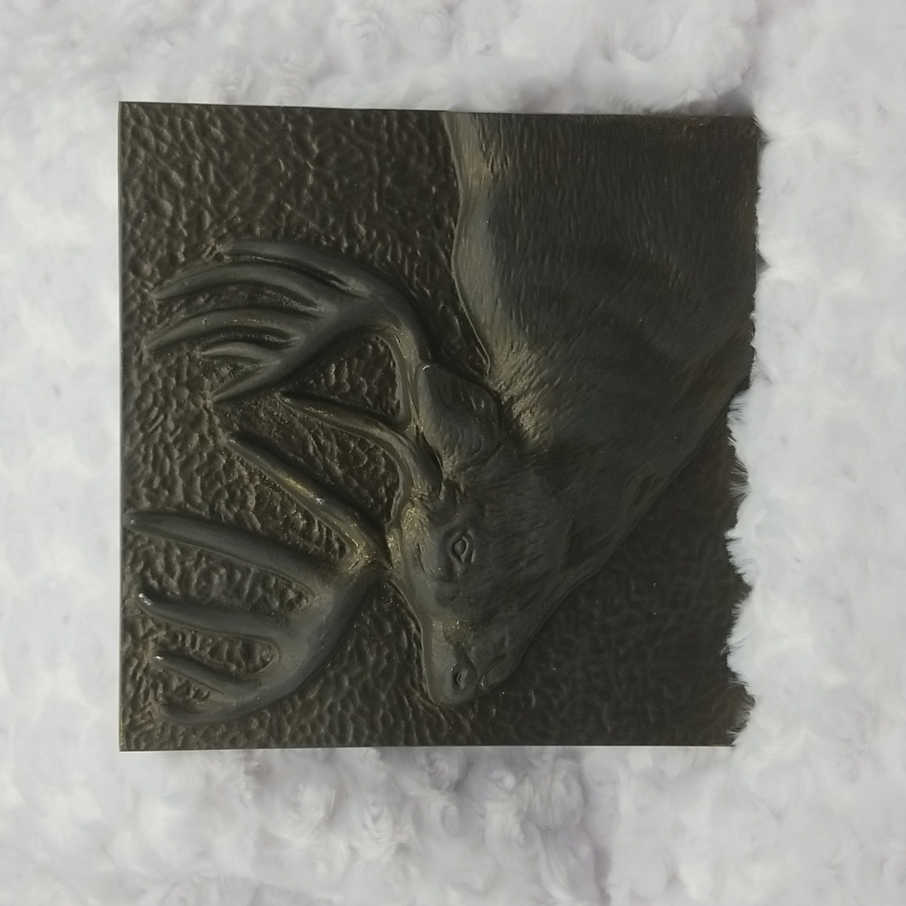 Metal Moose Wall Hanging Tile Trivet